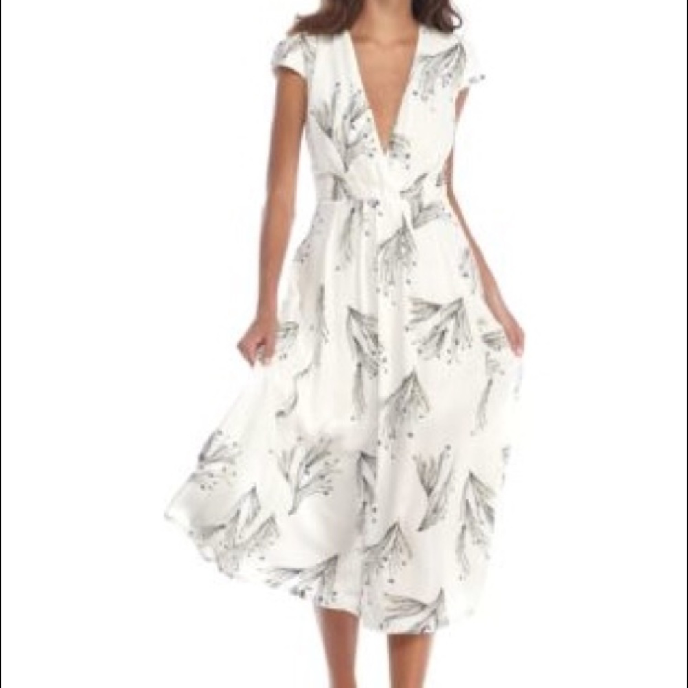 Free people white retro dress